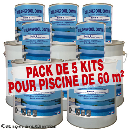 PACK CHLOREPOOL COATING EPOXY 60M²