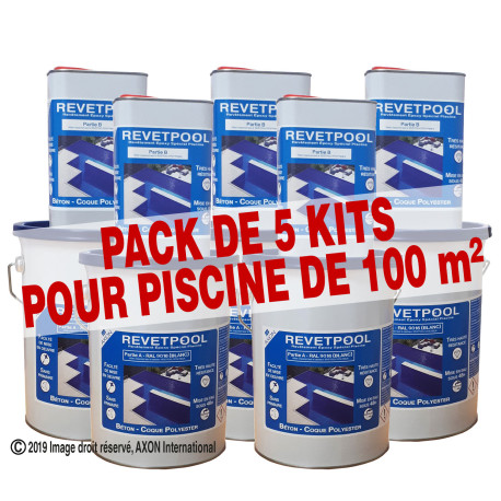 PACK REVETPOOL EPOXY 100M²